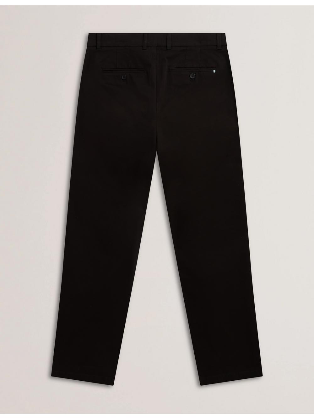 Black Men Ted Baker BATFORD - Slim Fit Cotton Blend Chinos Trousers | NZ  LFNA-14538