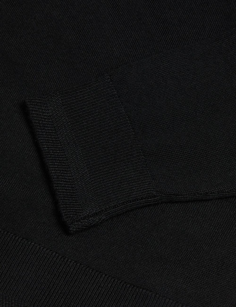 Black Men Ted Baker CARNBY - Pure Wool Crew Neck Jumpers | NZ  NSOC-12547