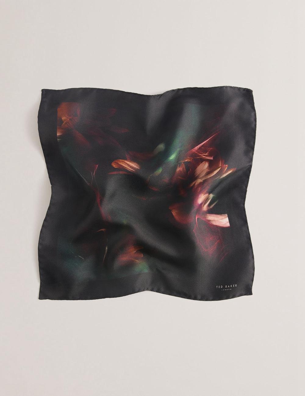 Black Men Ted Baker DALLASE - Smokey Floral Print Silk Pocket Pocket Squares | NZ  VAPU-81257
