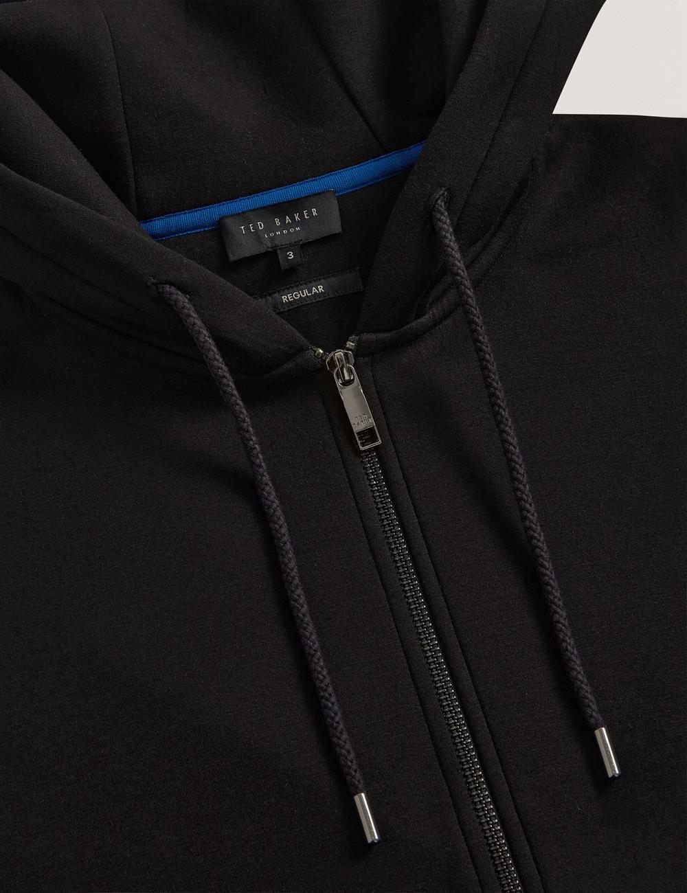 Black Men Ted Baker EPIO - Zip Through Neoprene Hoodies | NZ  WRYH-91253
