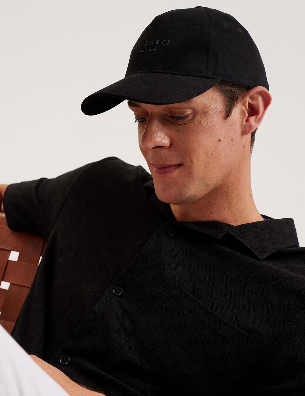 Black Men Ted Baker FREDDS – Branded Baseball Caps | NZ  UCVB-69413