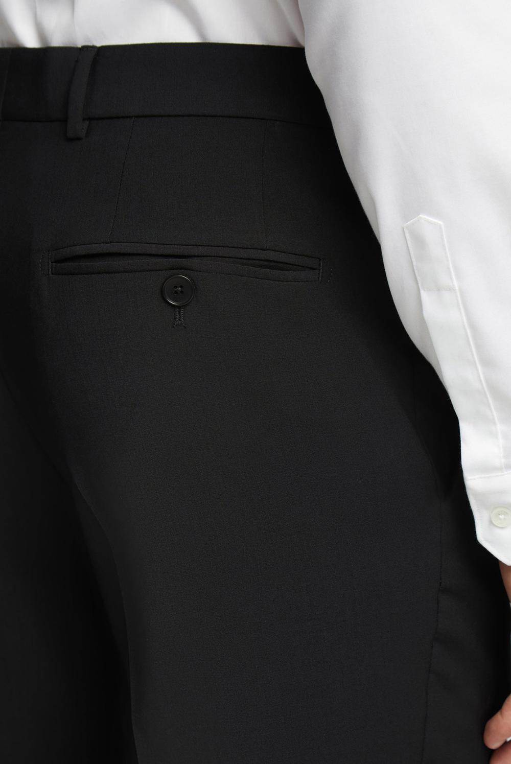 Black Men Ted Baker PANAMA - Wool Blend Slim Fit Suit Trousers | NZ  YPAB-75648