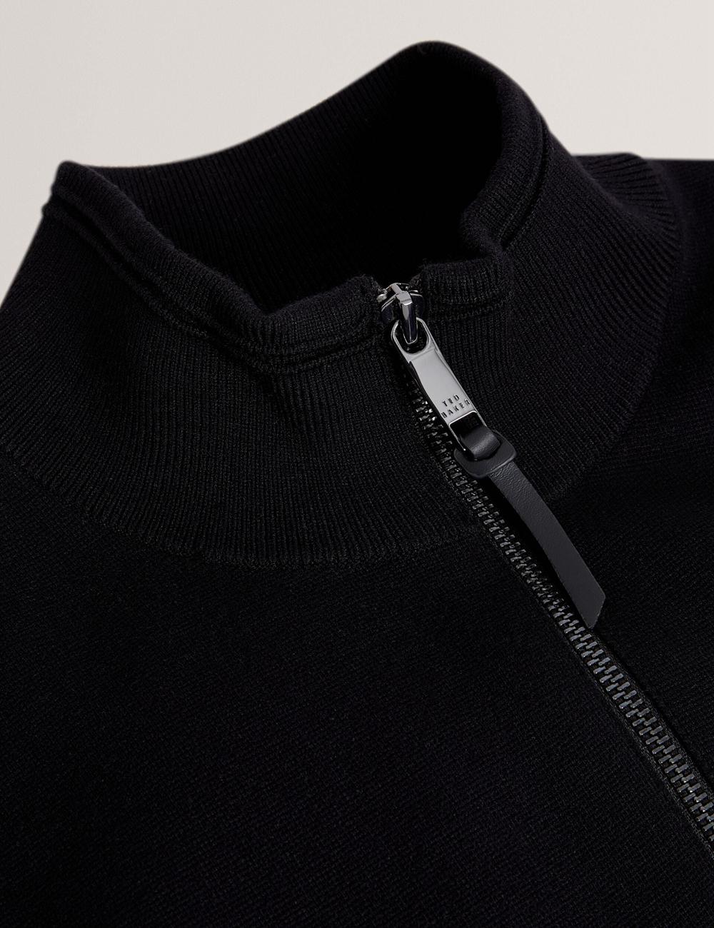 Black Men Ted Baker TERINCE - Zip-Through Funnel Neck Gillets | NZ  VWYG-73659