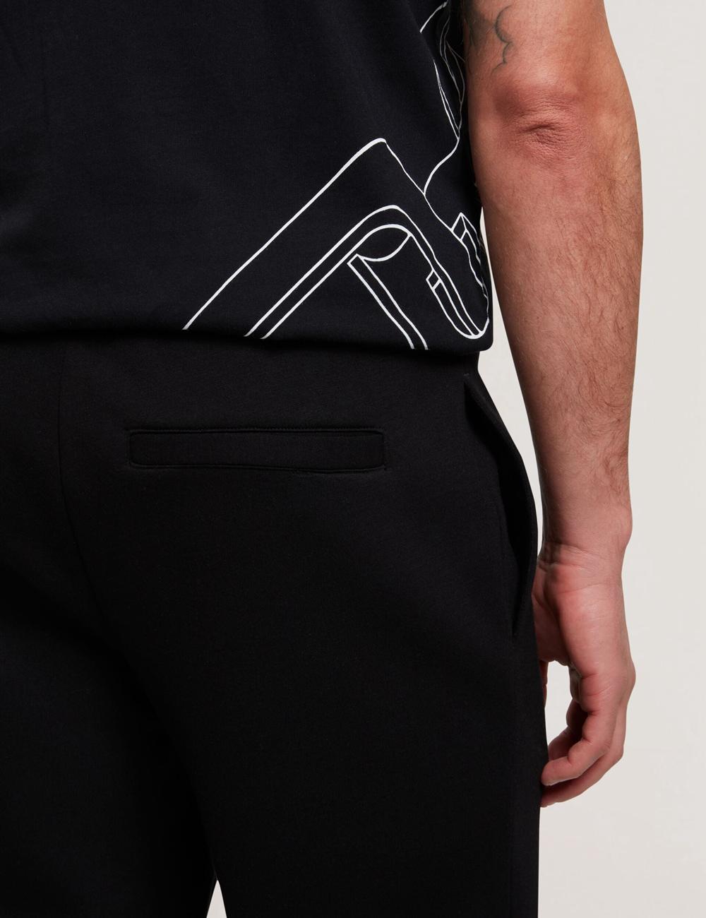 Black Men Ted Baker UAVER Slim Fit Neoprene Joggers | NZ  FATX-42316