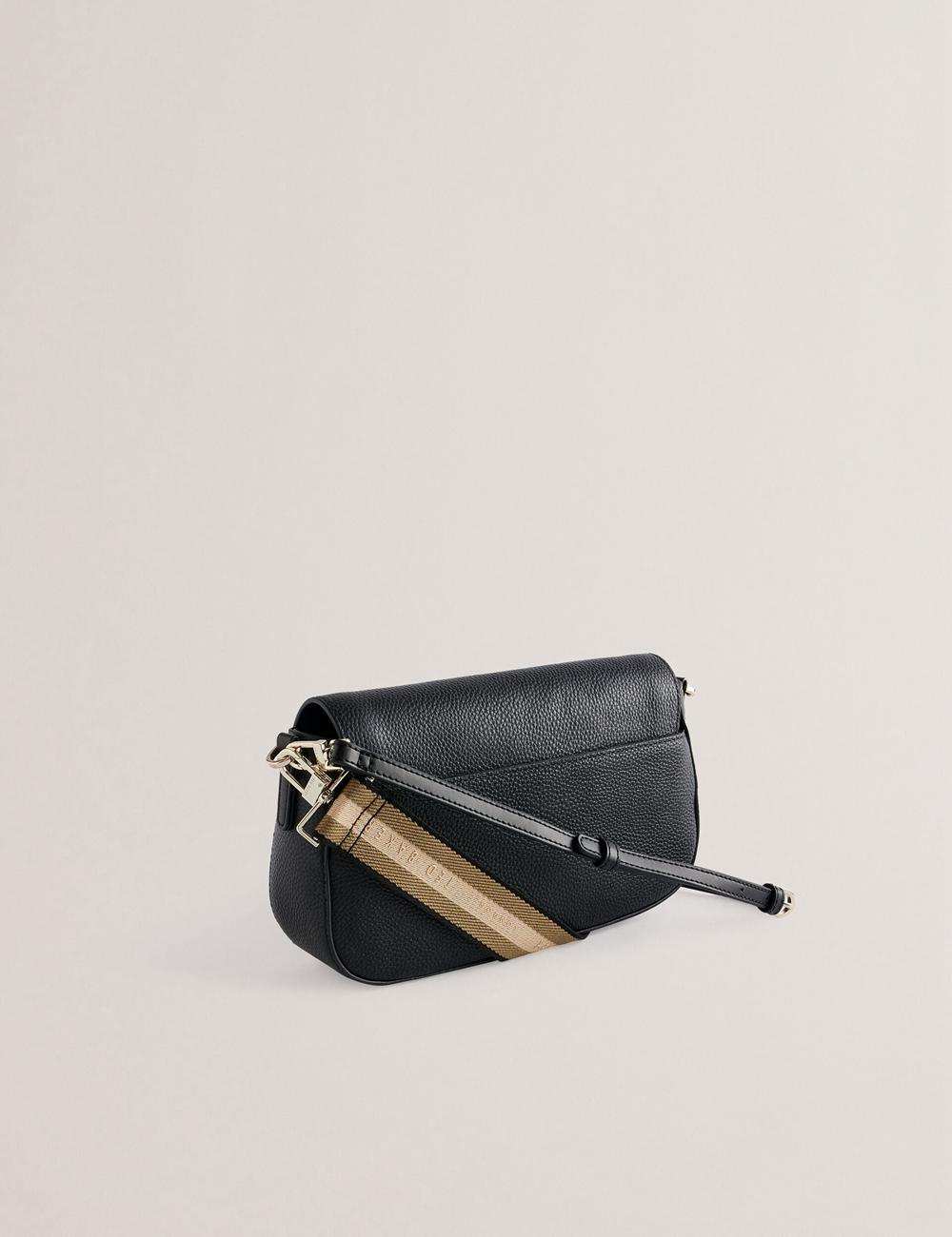 Black Women Ted Baker DARILIE - Leather Webbing East West Satchel Satchel Bags | NZ  OGNZ-72930