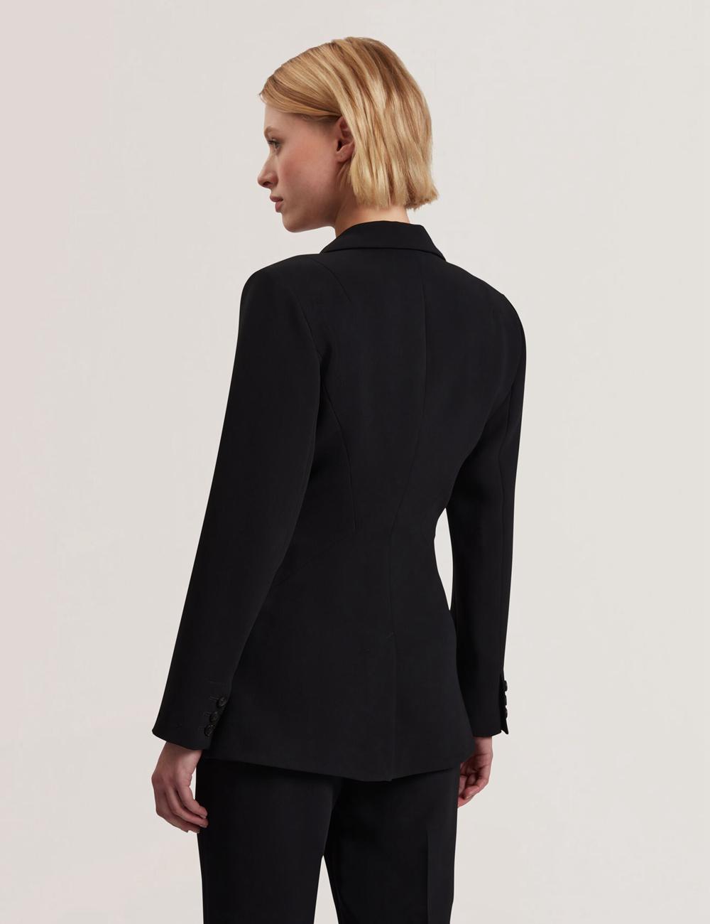 Black Women Ted Baker MANABL - Slim Fit Single Breasted Tailored Blazer Jackets | NZ  QCOH-63541