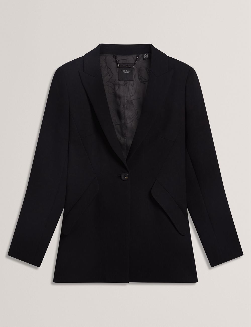 Black Women Ted Baker MANABL - Slim Fit Single Breasted Tailored Blazer Jackets | NZ  QCOH-63541