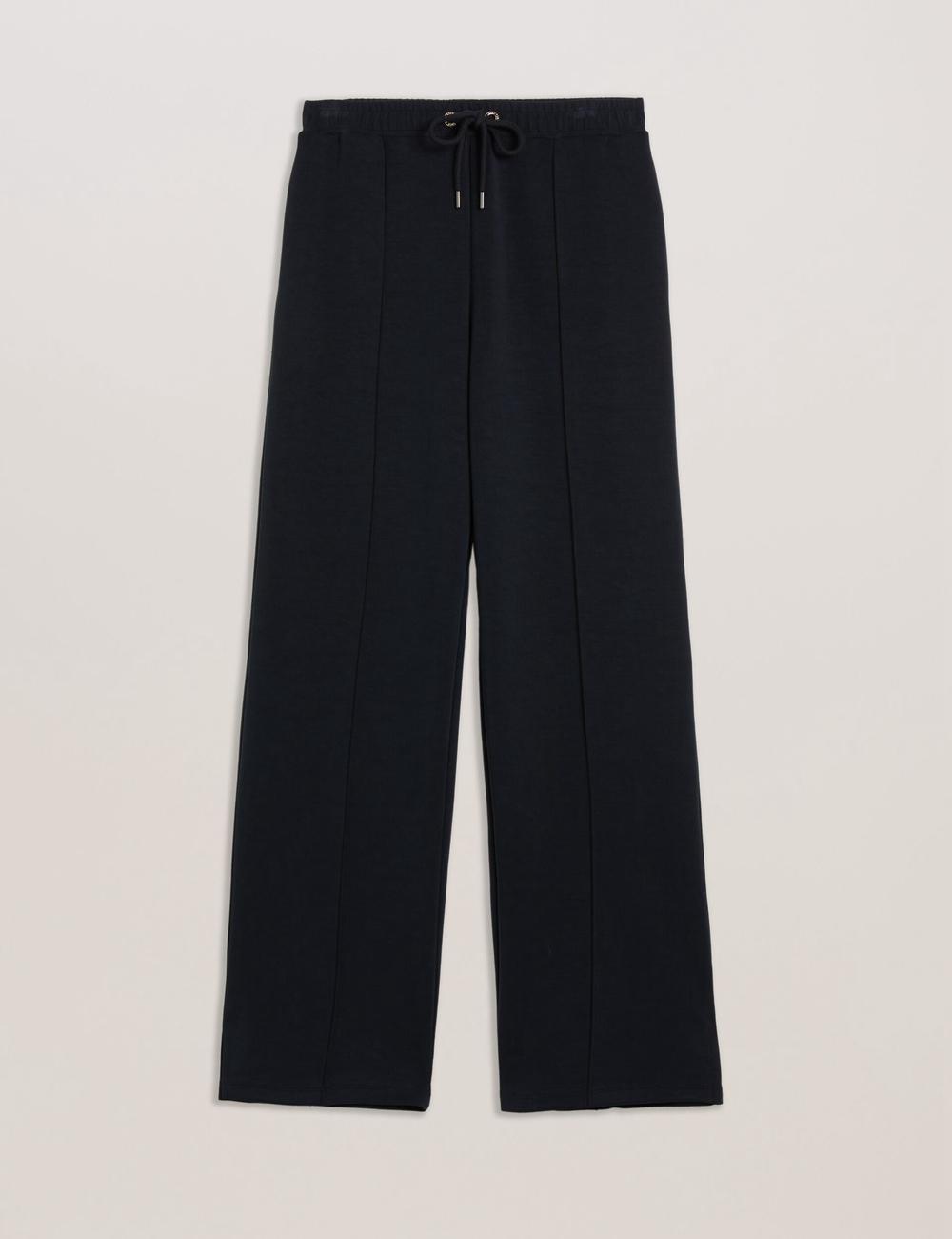 Black Women Ted Baker NOWELLL - Straight Leg Joggers With Split Hem Joggers | NZ  CPYG-12056