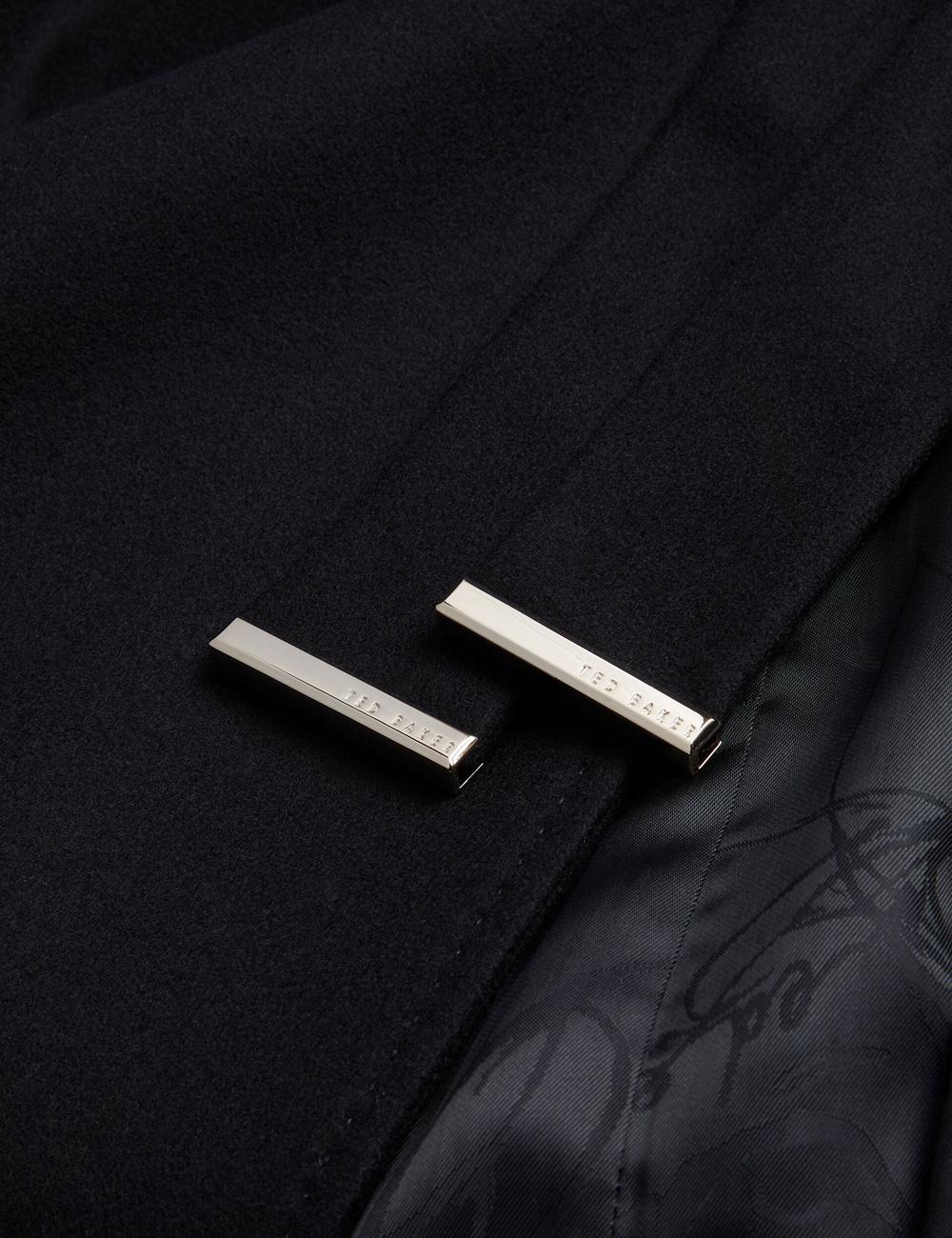 Black Women Ted Baker ROSELL Wool Wool Coats | NZ  RQUN-51768