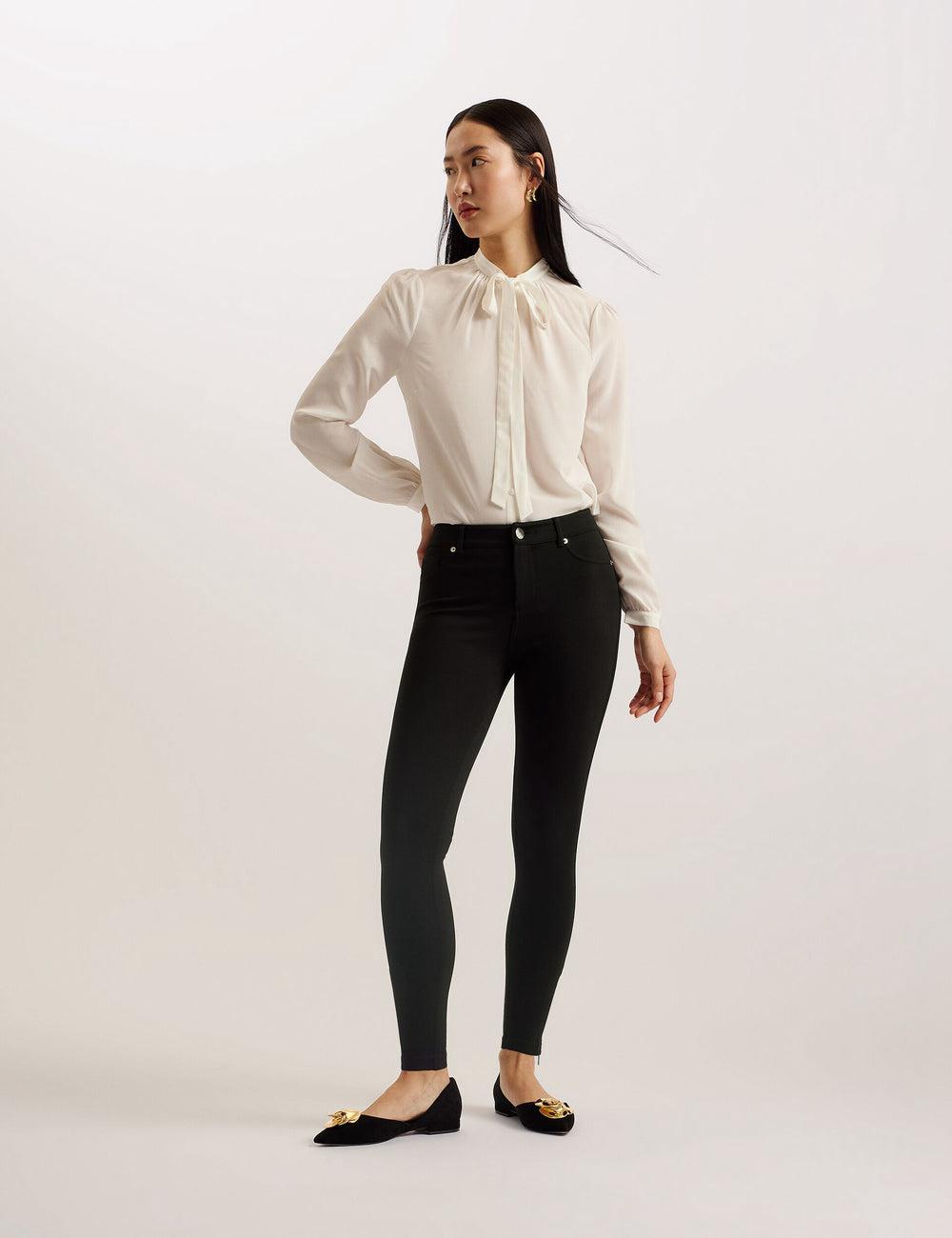 Black Women Ted Baker STRENTI - Skinny Fit Zip Cuff Jeggings | NZ  OYXU-12397