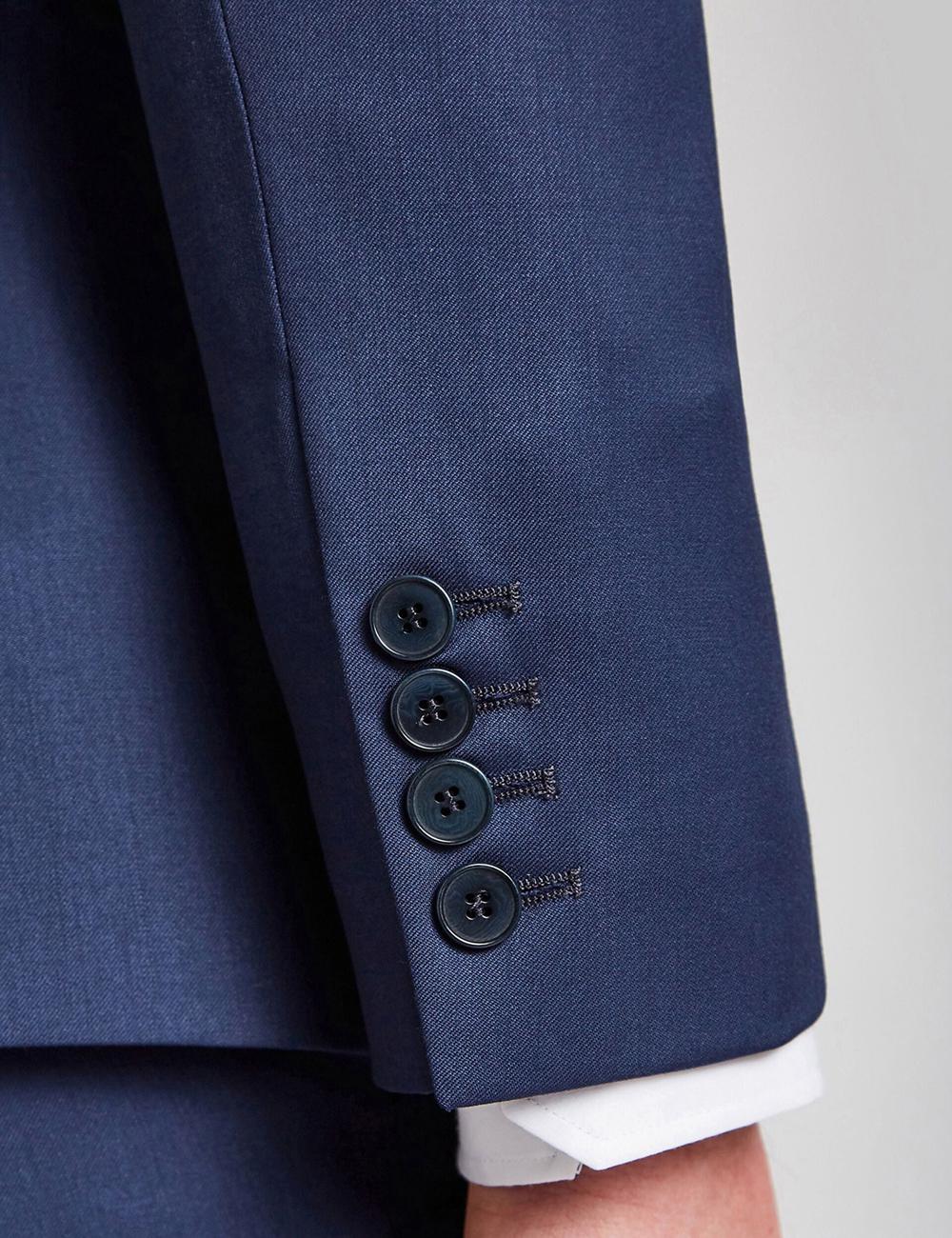 Blue Men Ted Baker FINLAYJS - Twill Wool Slim Fit Suit Jackets | NZ  HPIQ-65034