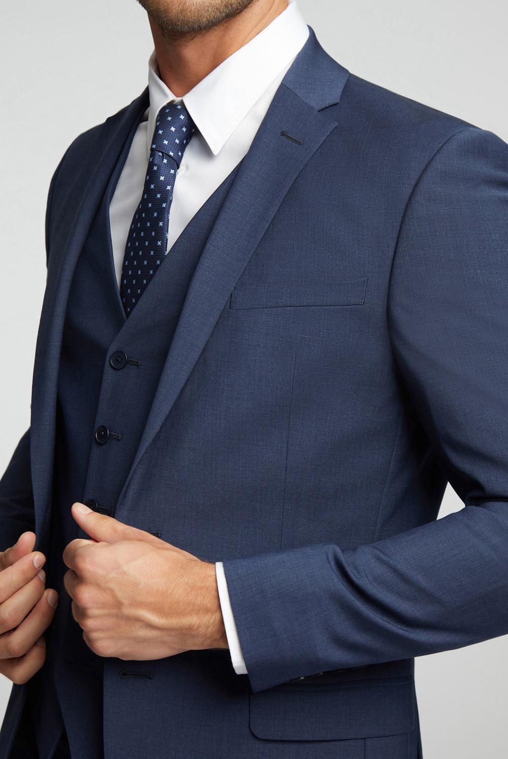 Blue Men Ted Baker PANAMA - Wool Blend Slim Fit Suit Jackets | NZ  XZED-54921