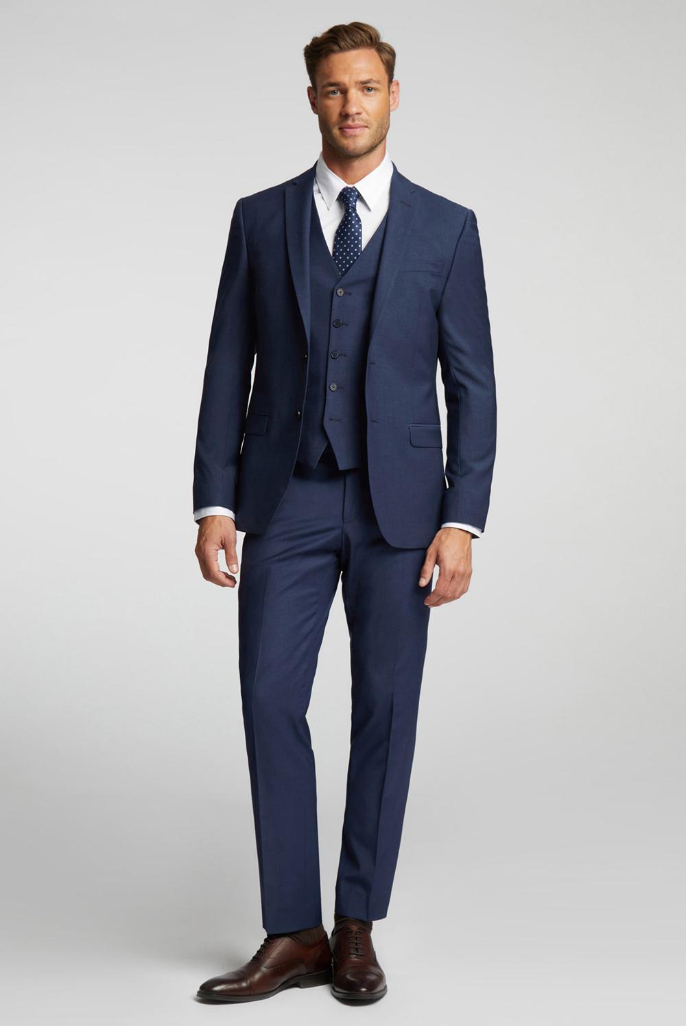 Blue Men Ted Baker PANAMA - Wool Blend Slim Fit Suit Jackets | NZ  XZED-54921