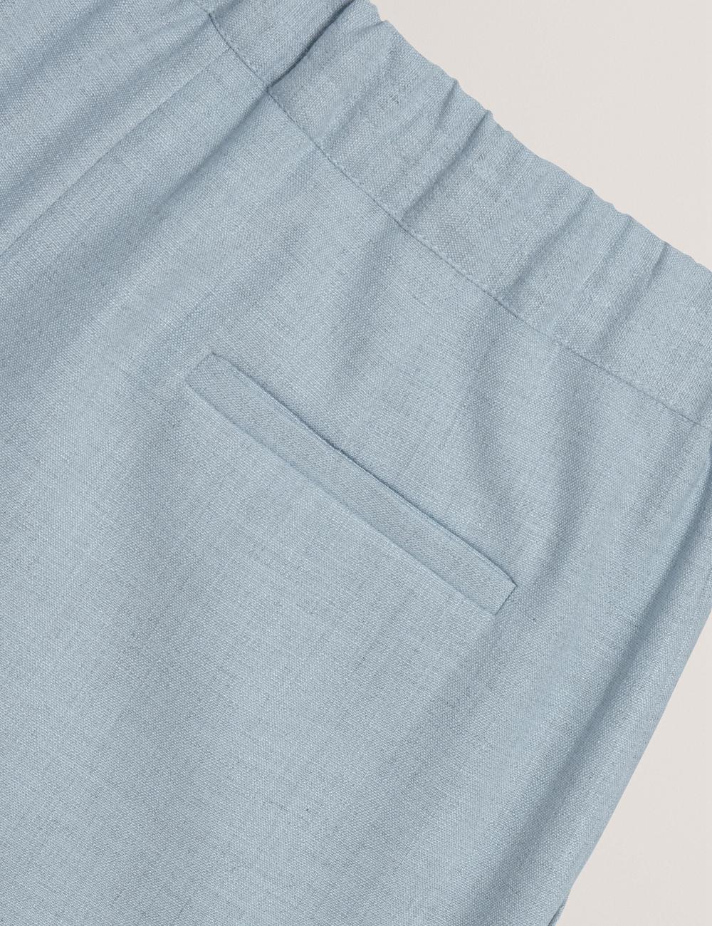 Blue Women Ted Baker BALLIA - Elasticated Waist Tailored Tapered Trousers | NZ  FKWQ-09326