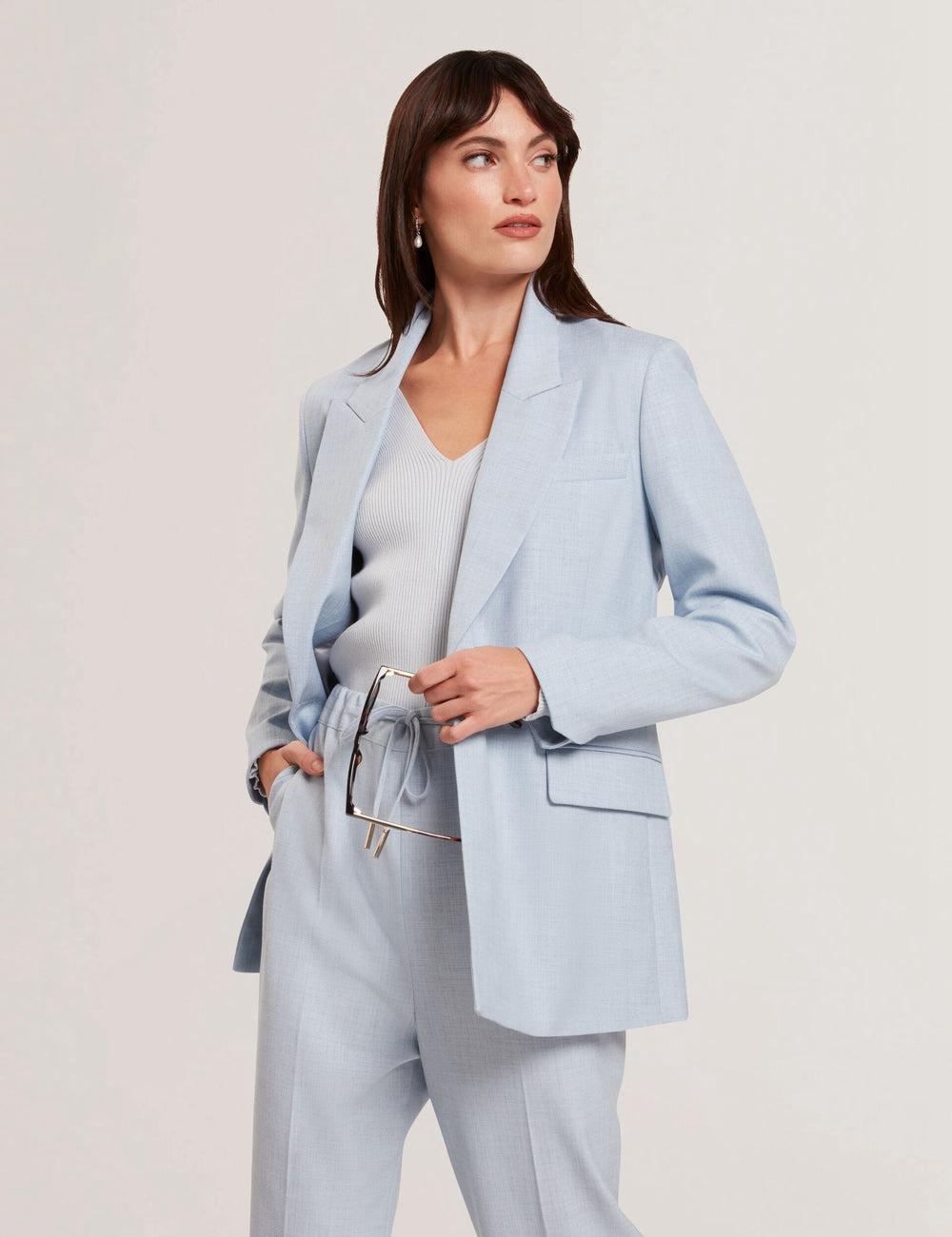 Blue Women Ted Baker CARNI - Relaxed Tailored Single Breasted Blazers | NZ  GWIZ-91735