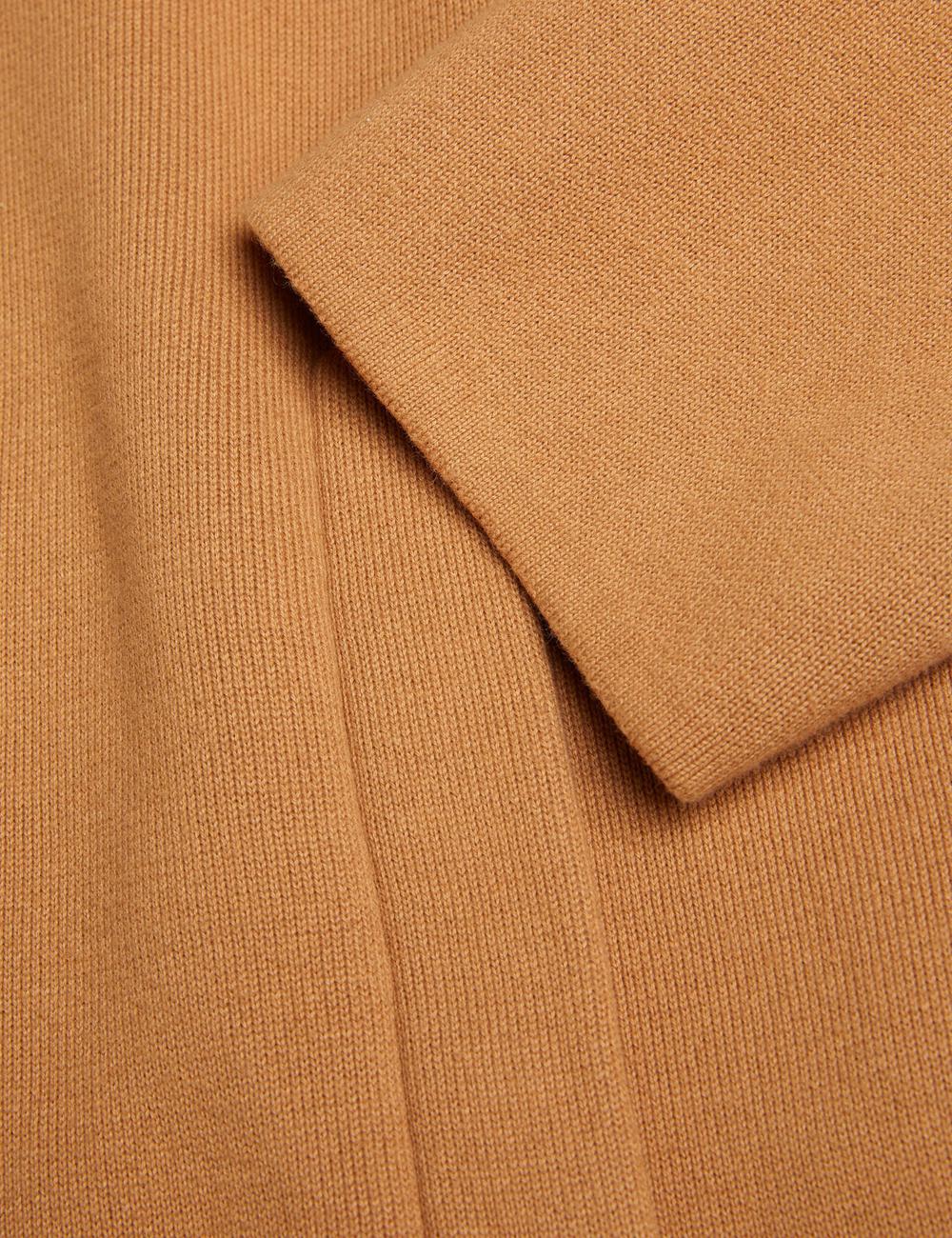 Brown Men Ted Baker FREDER - Knitted Cotton Blend Overshirts | NZ  CWHU-24803