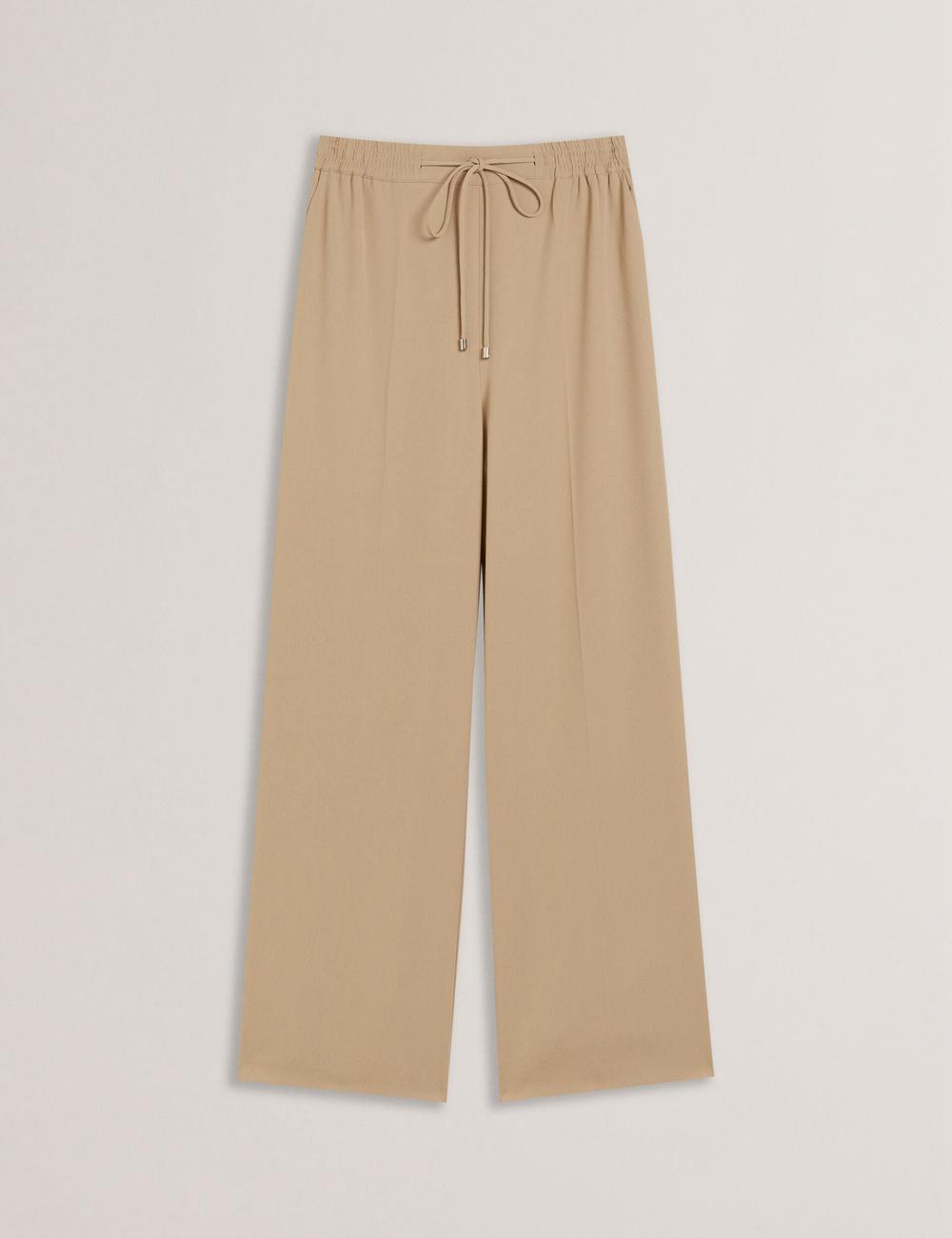 Camel Women Ted Baker LILIAAH - Wide Leg Tailored Smart Joggers | NZ  SZTP-68430