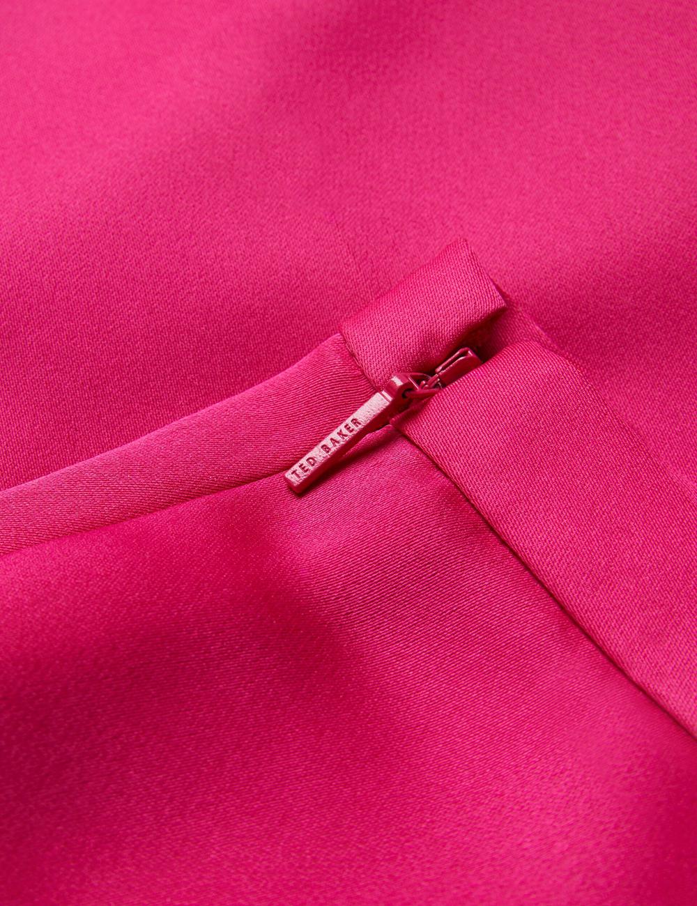 Fuchsia Women Ted Baker AKENIT - Satin Tailored Slim Leg Trousers | NZ  DRCH-49810