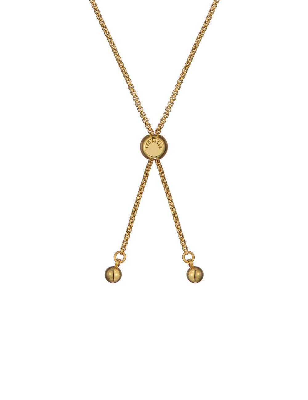 Gold Women Ted Baker FLORINA - Crystal Flower Adjustable Bracelets | NZ  ZBDR-25967