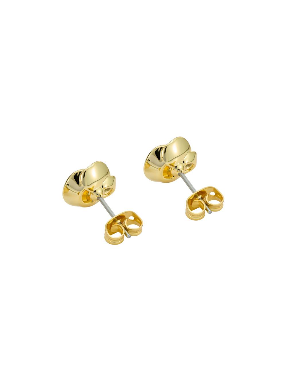 Gold Women Ted Baker FLO - Pearl Flower Stud Earrings | NZ  HYTW-95384