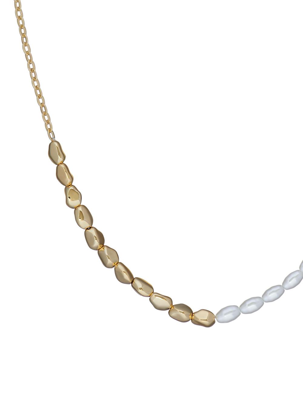 Gold Women Ted Baker ILENIE - Island Pearl Beaded Necklaces | NZ  RXZW-10369