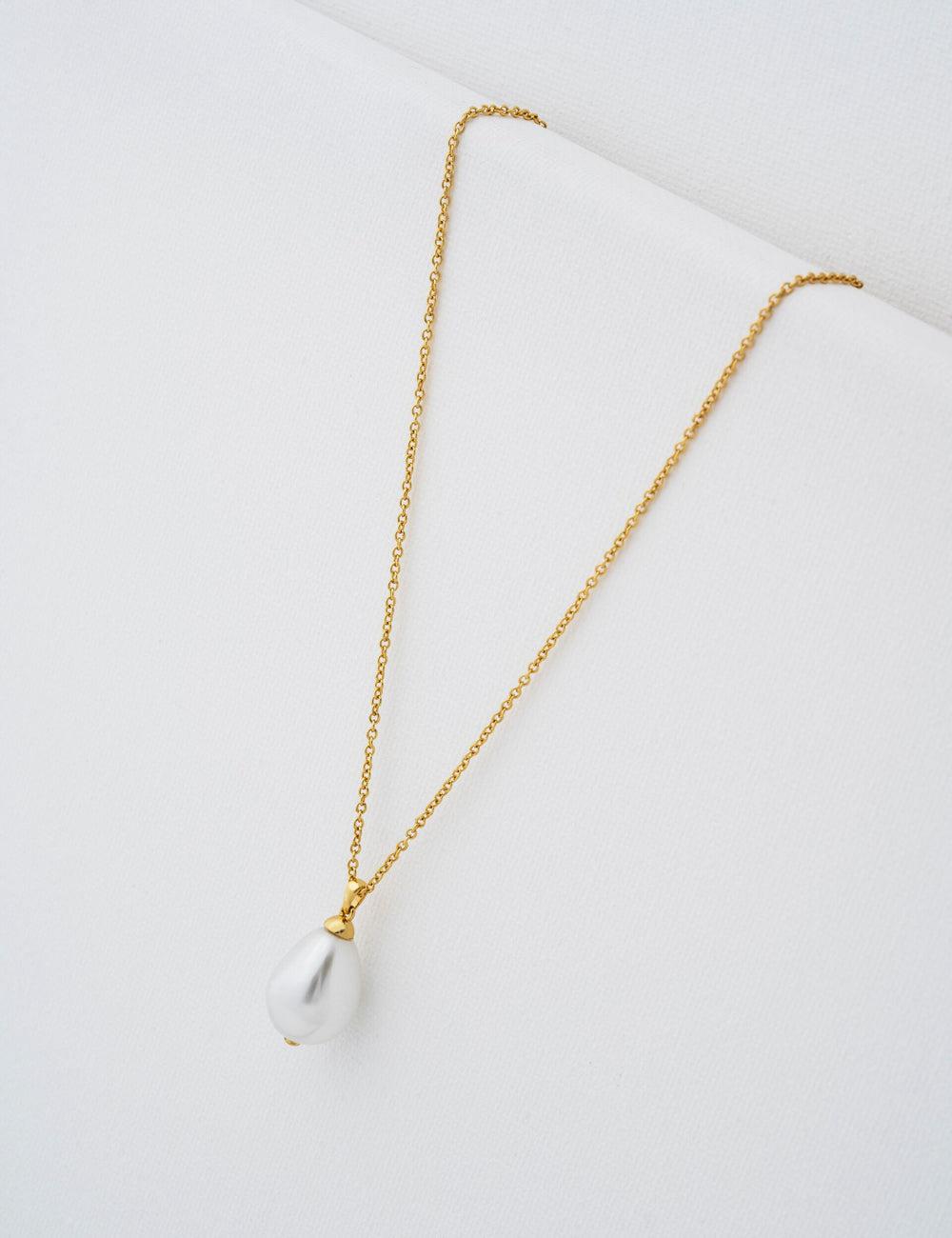 Gold Women Ted Baker PARMLIA - Pearl Drop Pendant Necklaces | NZ  GXAE-27945