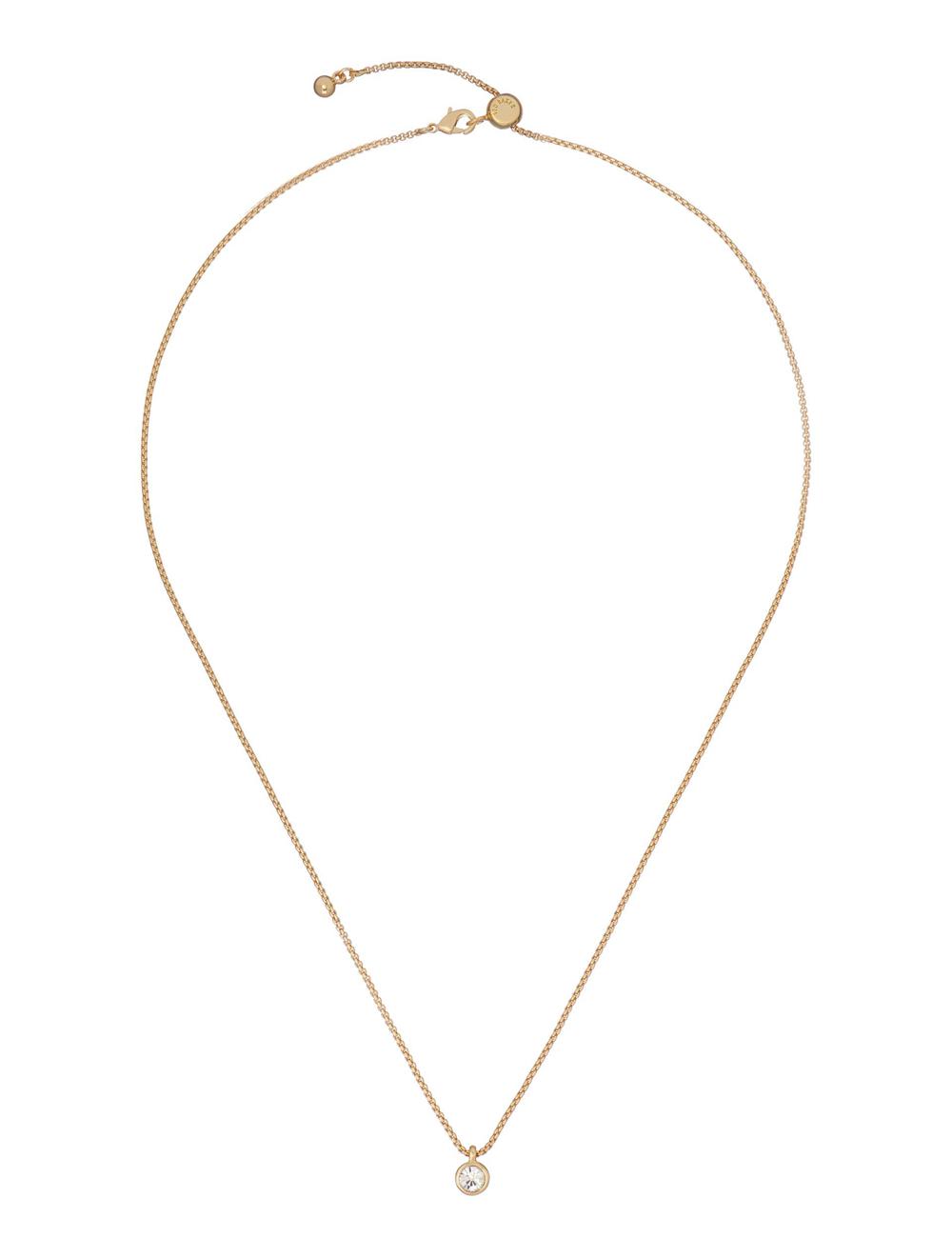 Gold Women Ted Baker SININAA - Mini Crystal Pendant Necklaces | NZ  PIND-54329