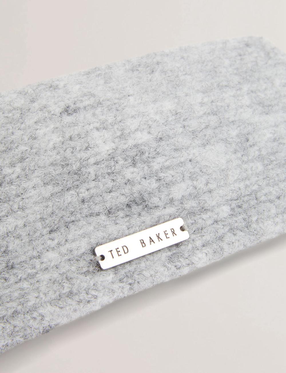 Grey Women Ted Baker PENAOPA - Rhinestone Detail Knitted Headbands | NZ  URSF-09816
