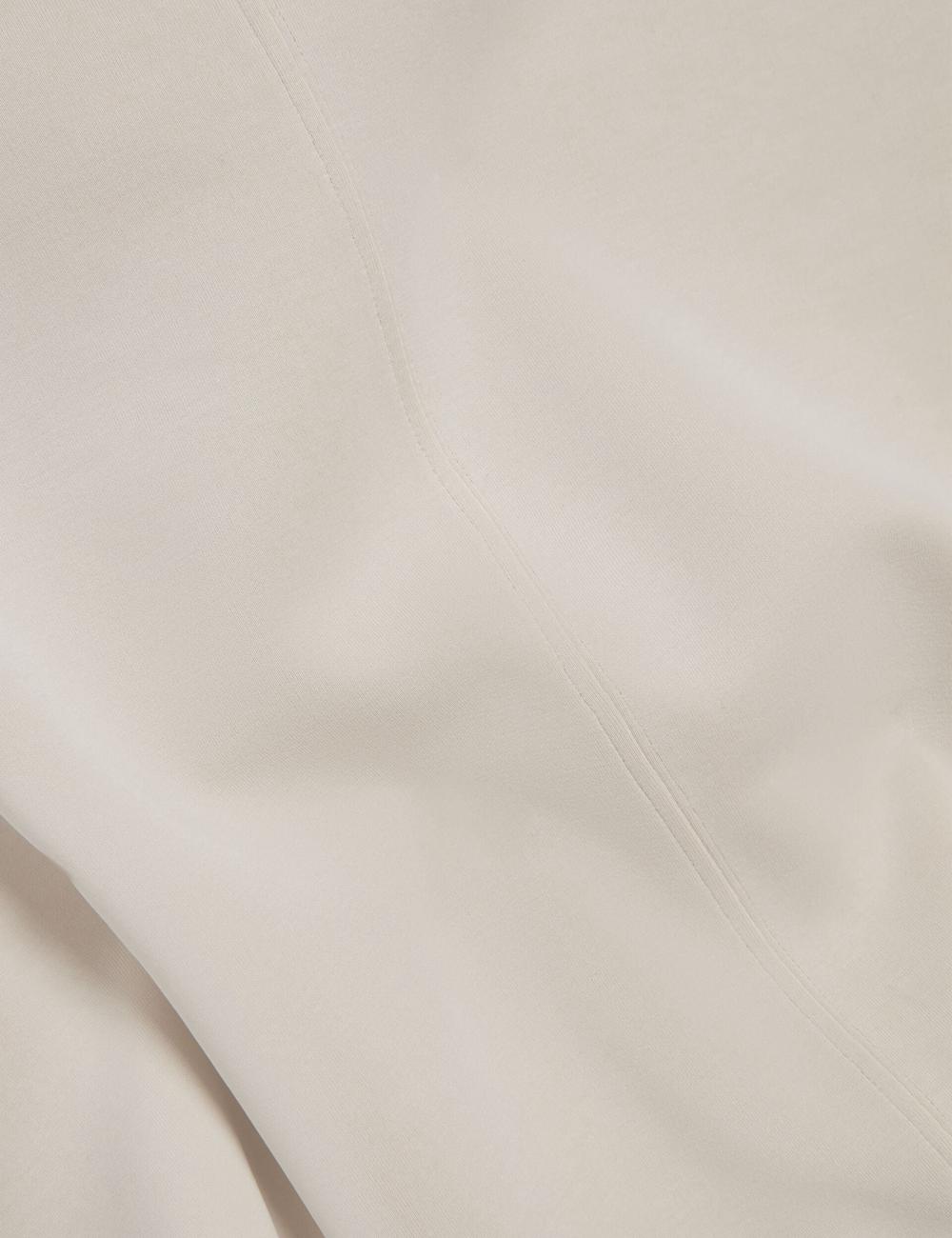 Ivory Women Ted Baker HALIYY - Funnel Neck Boxy Short Sleeve Sweatshirts | NZ  WDNG-53864