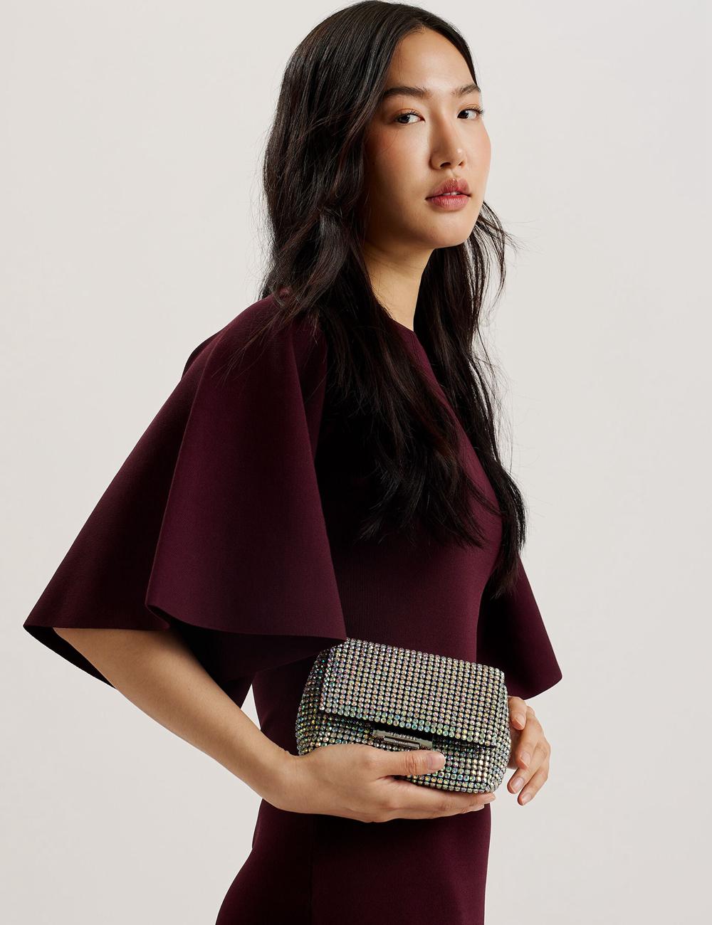 Multicol Women Ted Baker GLITERS - Crystal Embellished Mini Crossbody Bags | NZ  ROKY-72891