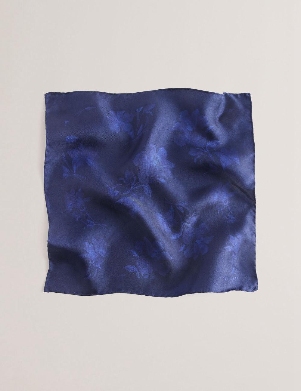 Navy Men Ted Baker AUSTINS - Two Tone Floral Silk Pocket Pocket Squares | NZ  SCKD-40958