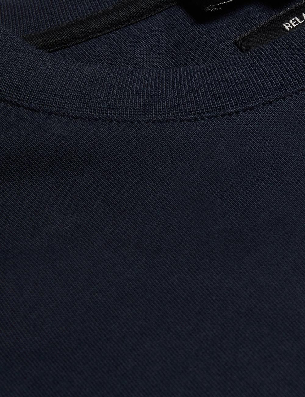 Navy Men Ted Baker KORNKA - Short Sleeve Relaxed Fit Cotton T-Shirts | NZ  IHYT-52903