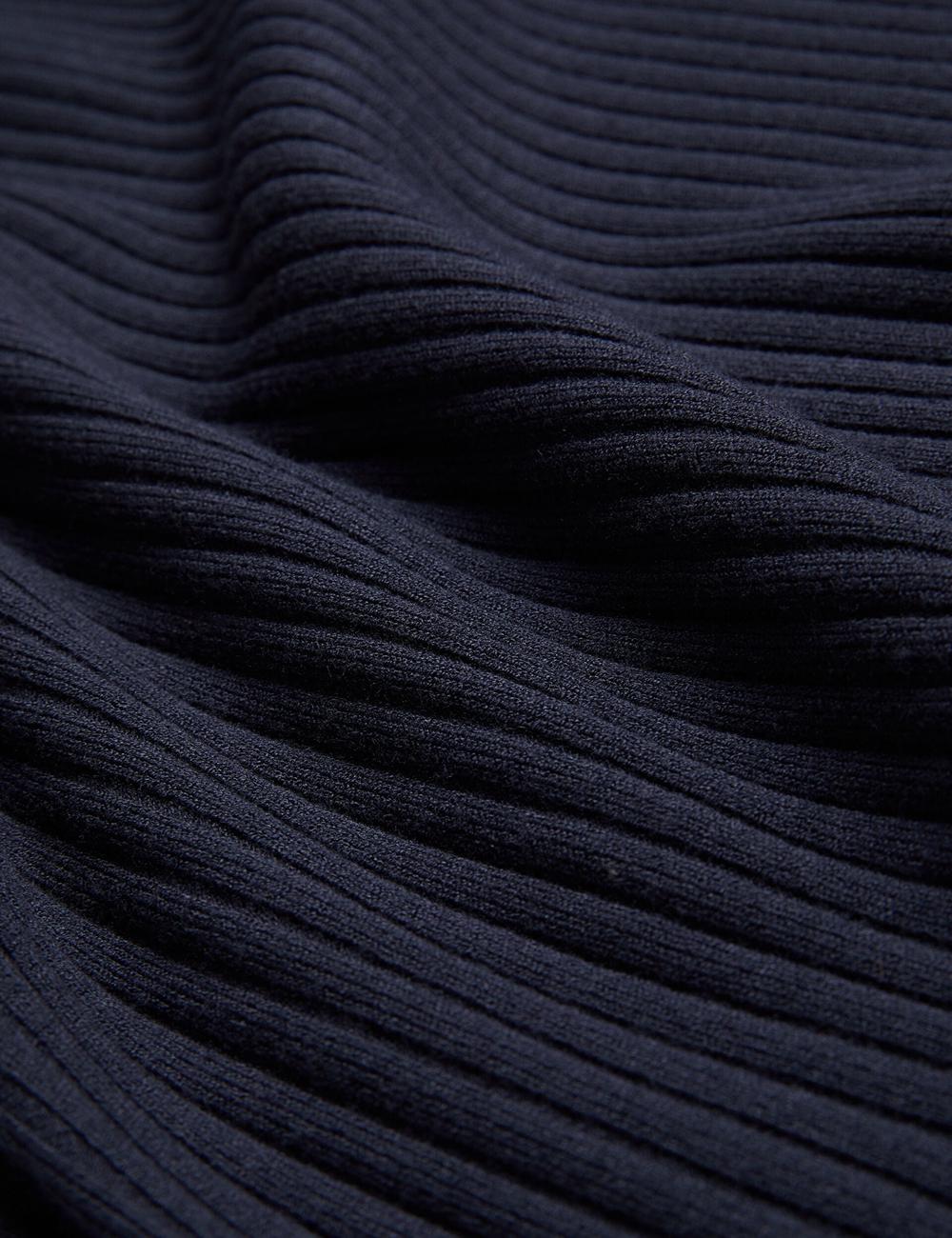 Navy Women Ted Baker SANDIII - Sleeveless Ribbed Knit Column Maxi Dresses | NZ  YSXM-61025