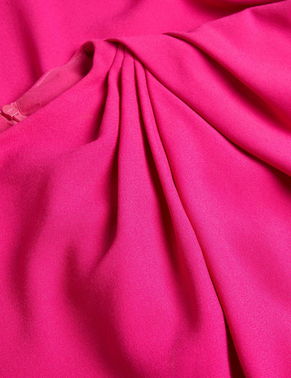 Pink Women Ted Baker EREAS - Drape Neckline Cap Sleeve Maxi Dresses | NZ  WZVF-49507