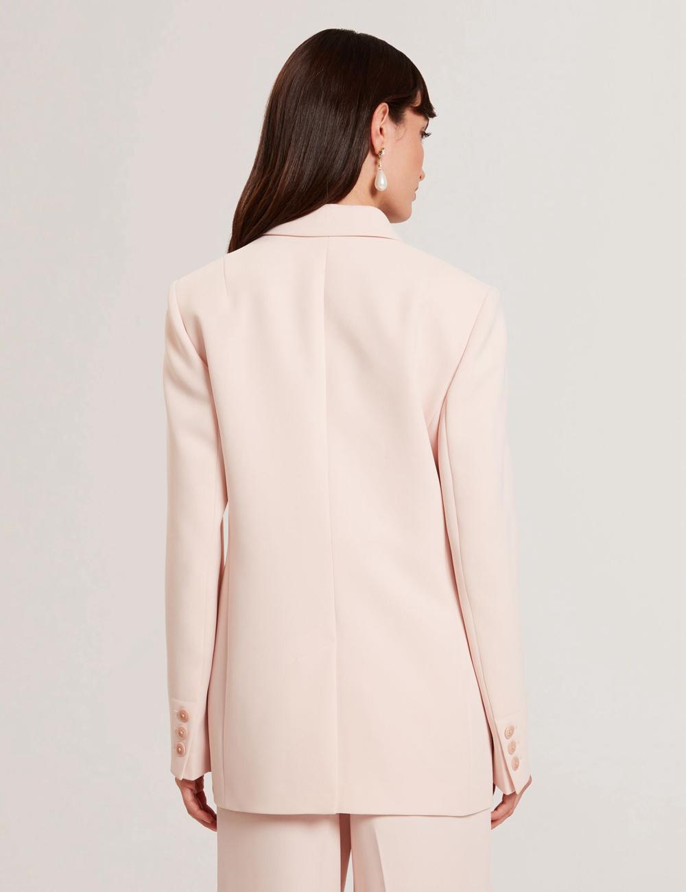 Pink Women Ted Baker TRAGA - Tailored Double Breasted Woven Blazers | NZ  ZAHD-27460