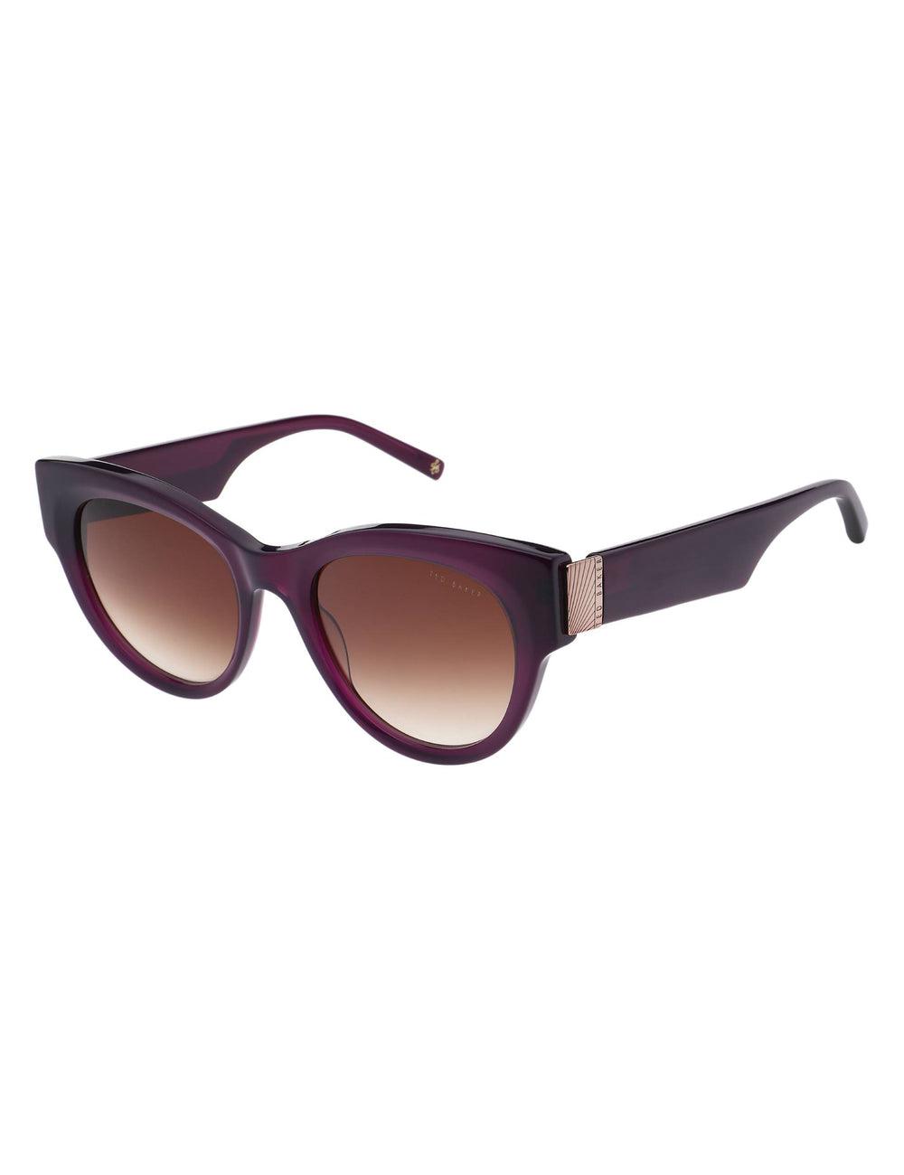 Plum Women Ted Baker FARAH - Hardware Detail Cat Eye Sunglasses | NZ  CDFV-62407
