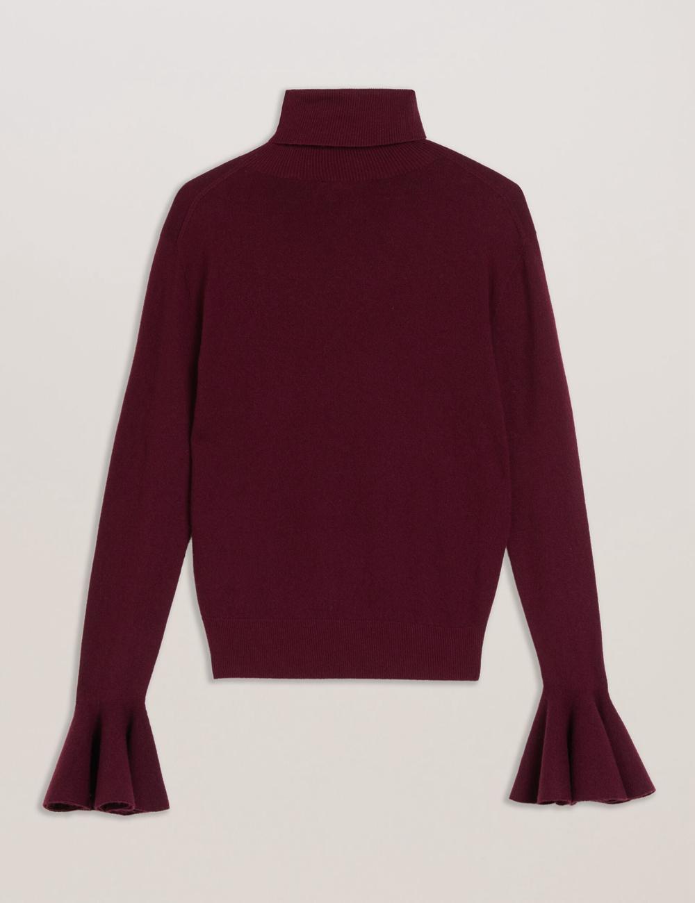 Red Women Ted Baker TAMSENN - Roll Neck Wool Cashmere Jumpers | NZ  DSWU-34179