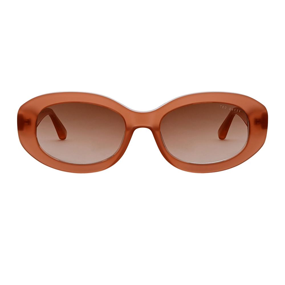 Rose Pink Women Ted Baker DAISIE - Chunky Oval Bow Detail Sunglasses | NZ  TWQS-04831