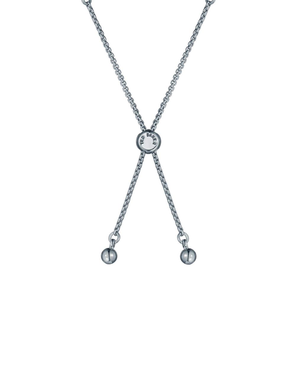 Silver Women Ted Baker ISABELA - Baguette Crystal Adjustable Bracelets | NZ  ISJB-41706