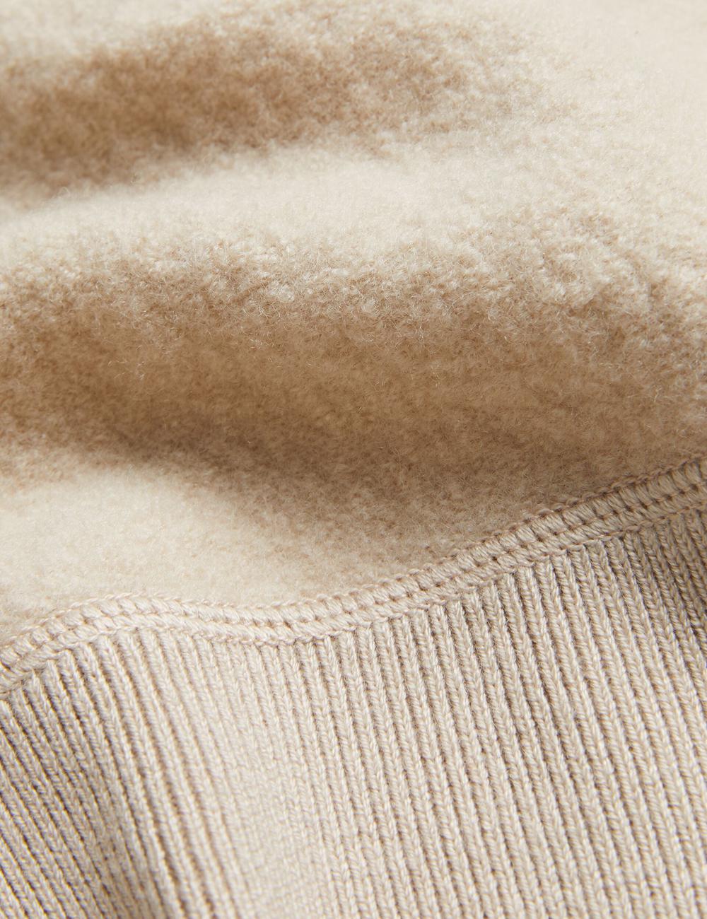 Taupe Men Ted Baker OLMSTE - Boucle Wool Blend Crew Neck Jumpers | NZ  IBJE-72598