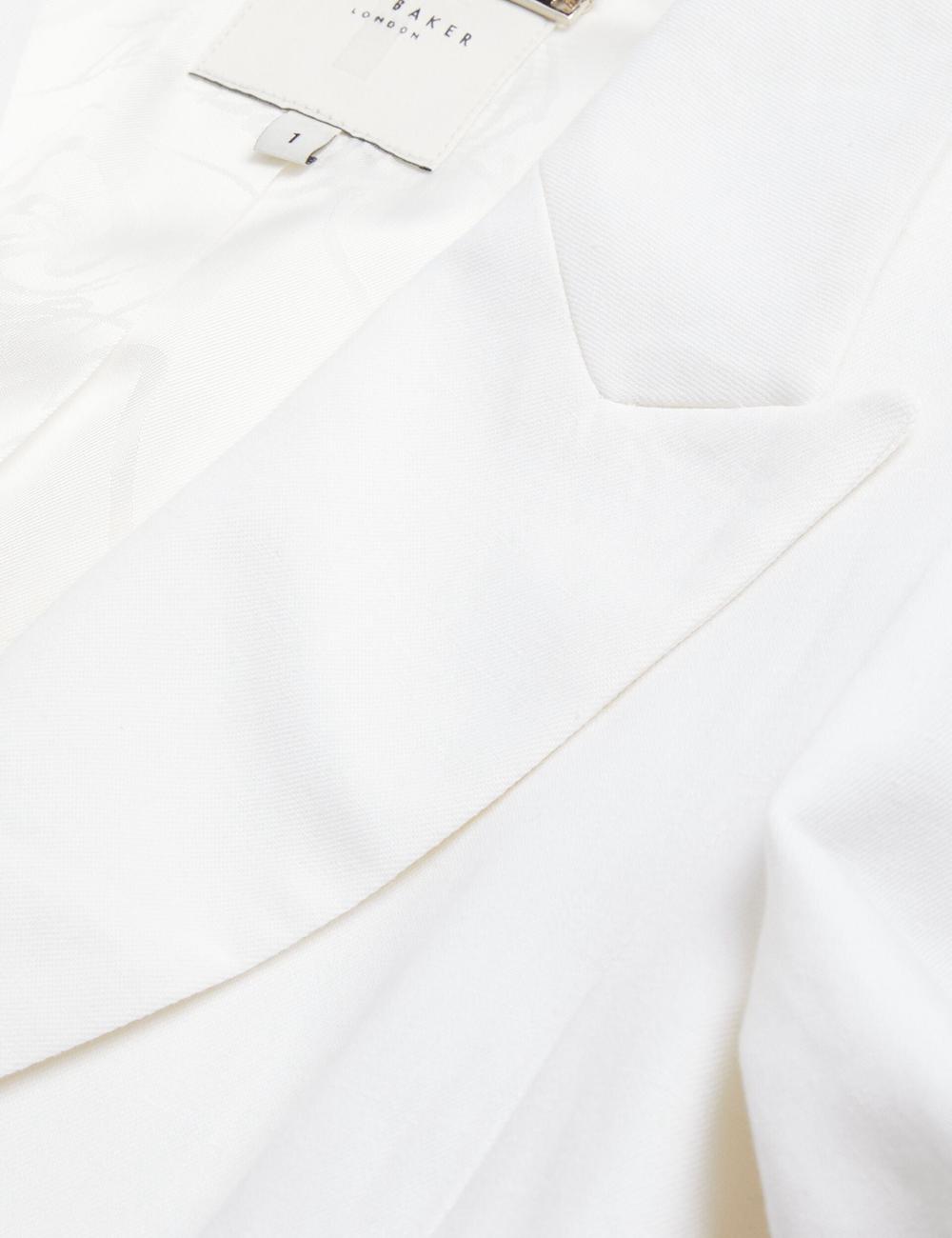 White Women Ted Baker MUSUB - Tailored with Faux Pockets Blazers | NZ  GRNE-86190