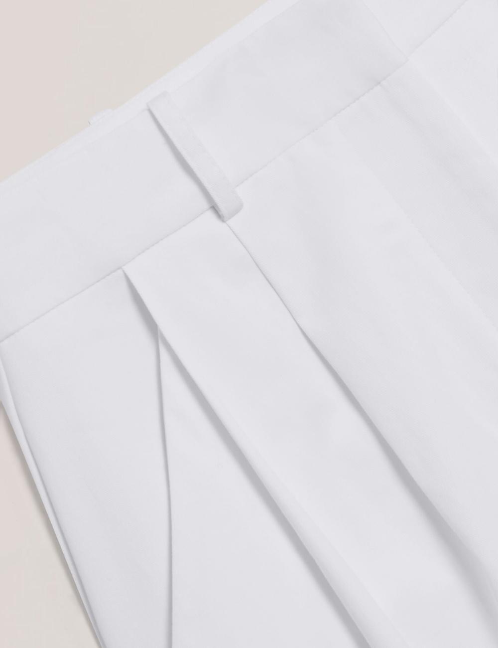 White Women Ted Baker ZOZIA - Pleated High Waist Wide Leg Trousers | NZ  FGNJ-40576